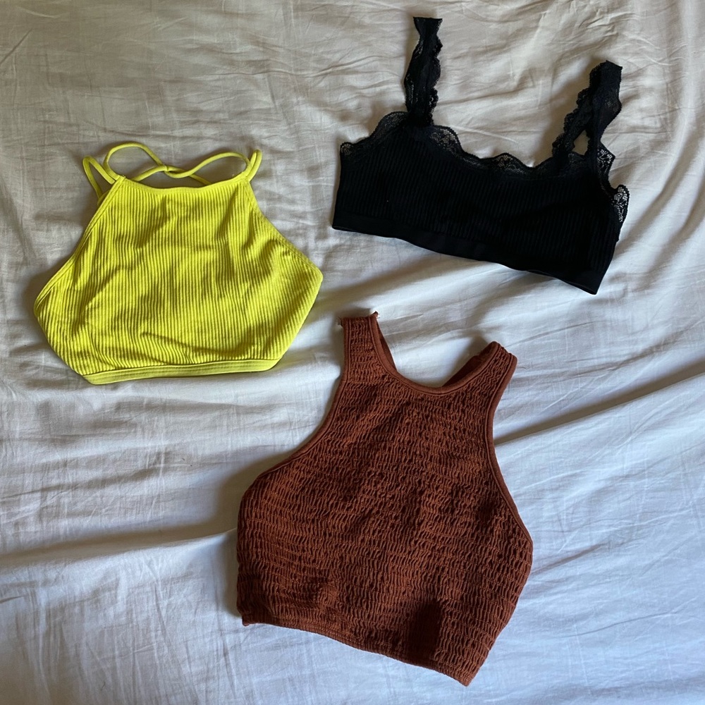 Free People, Urban Outfitters, Forever 21 tops